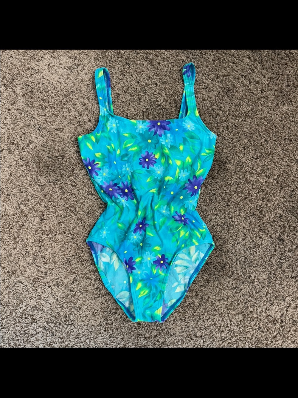 Adorable Vintage Floral Swimsuit